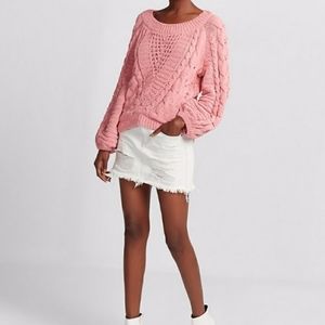 Express balloon sleeve sweater